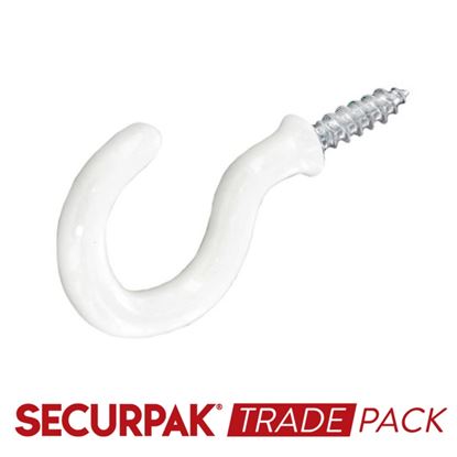 Securpak-Trade-Pack-Cup-Hook-White-38mm