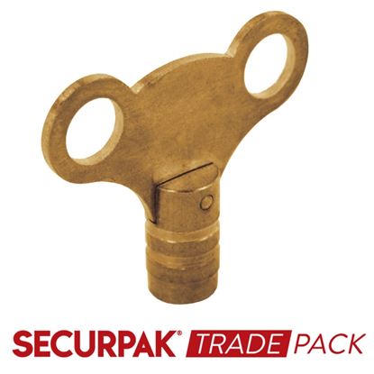 Securpak-Trade-Pack-Clock-Radiator-Key-Brass