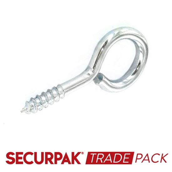 Securpak-Trade-Pack-Screw-Eye-Zinc-Plated-20mmx2