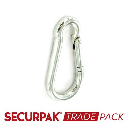 Securpak-Trade-Pack-Snap-Hook-Zinc-Plated-M6