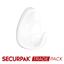 Securpak-Trade-Pack-Oval-Self-Adhesive-Hook-White-S