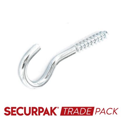Securpak-Trade-Pack-Screw-Hook-Zinc-Plated-80mmx12