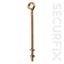 Securfix-Trade-Pack-Eye-Bolt-Zinc-Plated-M6X100mm