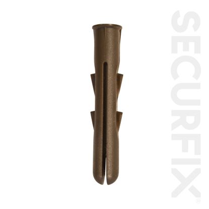 Securfix-Heavy-Duty-Wall-Plugs-Brown