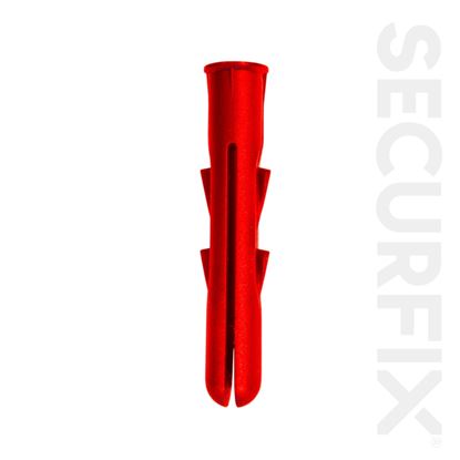 Securfix-General-Purpose-Plugs-Red
