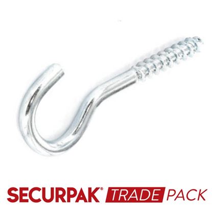 Securpak-Trade-Pack-Screw-Hook-Zinc-Plated-60mmx10