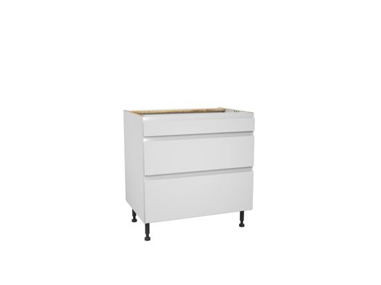 Gower-Rapide-Capri-White-3-Drawer-Pack