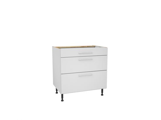 Gower-Rapide-Paris-White-3-Drawer-Pack