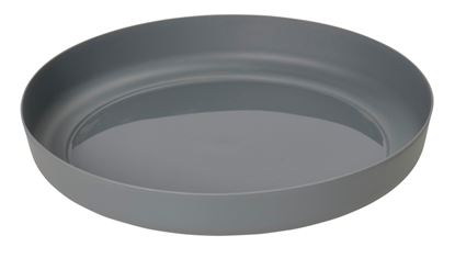 Clever-Pots-Plant-Pot-Tray-Round-Charcoal