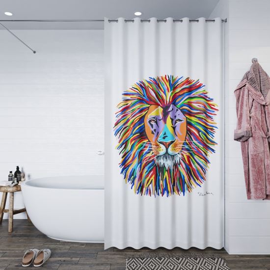 Steven-Brown-Lewis-McZoo-Shower-Curtain