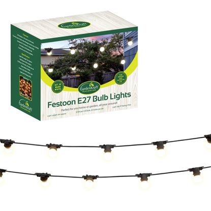 GardenKraft-6m-E27-20-Bulb-Festoon-Lights