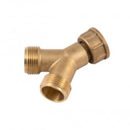 Securplumb-Brass-Y-Piece-Connector