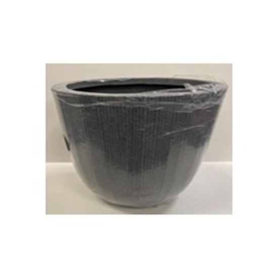 Kaemingk-Lennox-Planter-Cylinder-Grey