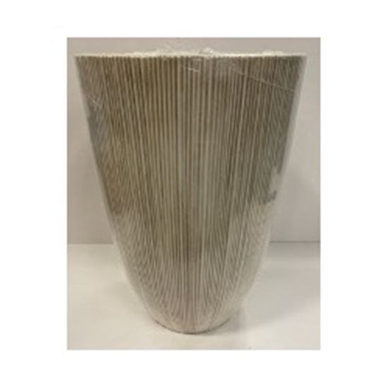 Kaemingk-Lennox-Plastic-Planter-Vase-Beige