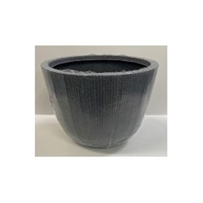 Kaemingk-Lennox-Planter-Cylinder-Grey
