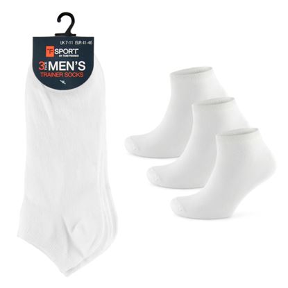 RJM-Mens-White-Trainer-Socks