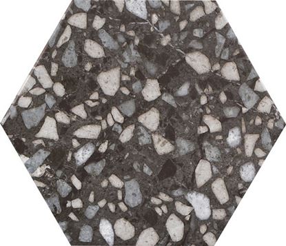 Ceramics-Terazzo-Hexagon-Black-Wall-Tile-075m2