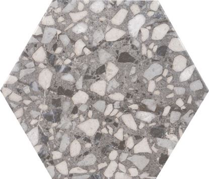 Ceramics-Terazzo-Hexagon-Grey-Wall-Tile-1m2
