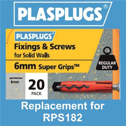 Plasplugs-Red-Super-Grip-Fixings-6mm