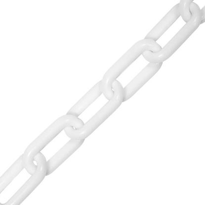 Securit-Short-Link-Plastic-Chain-White