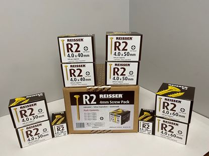 Reisser-R2-Woodscrews-4mm-Trade-Pack