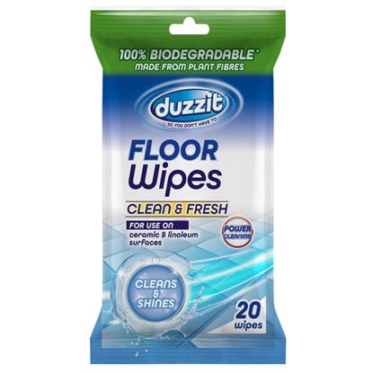 Duzzit-Biodegradable-Floor-Wipes-Pack-20