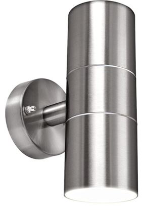 Luceco-External-Up-Down-Wall-Light-Stainless-Steel