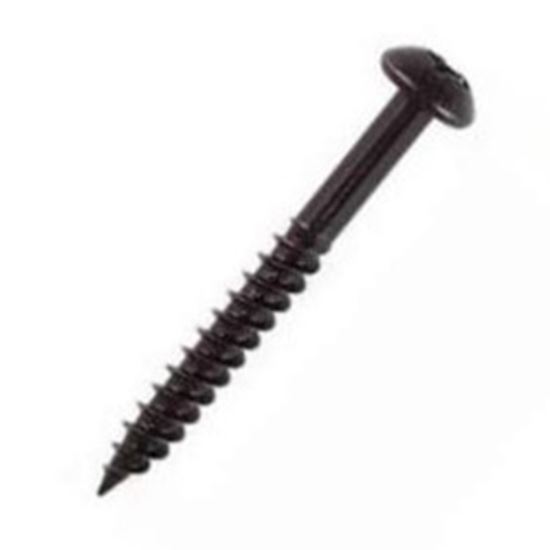 Securit-Round-Head-Blk-Screws-Pack-of-10