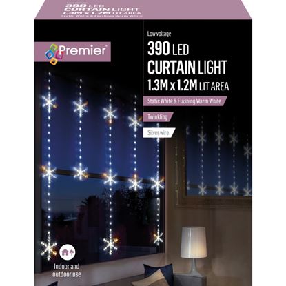 Premier-Snowflake-Twinkle-Curtain