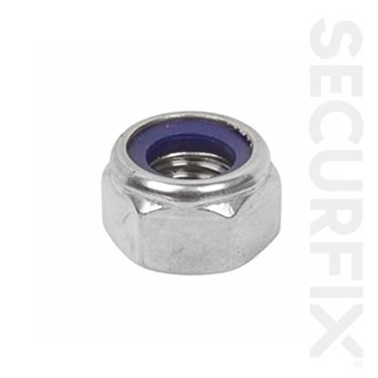Securfix-Trade-Pack-Nylon-locking-Nut-50-Pack