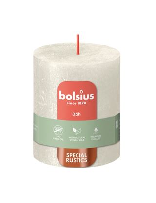 Bolsius-Rustic-Pillar-Candle-Shimmer-Ivory