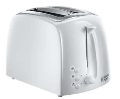 Russell-Hobbs-Textures-Toaster-White