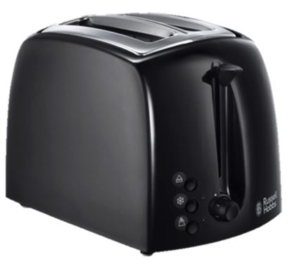 Russell-Hobbs-Textures-Toaster-Black