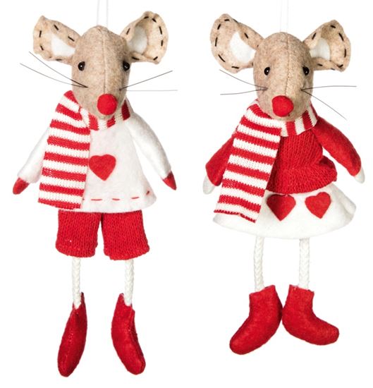 Premier-Boy--Girl-Mouse-Red-White