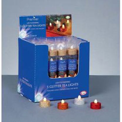 Premier-Glitter-LED-Tealights