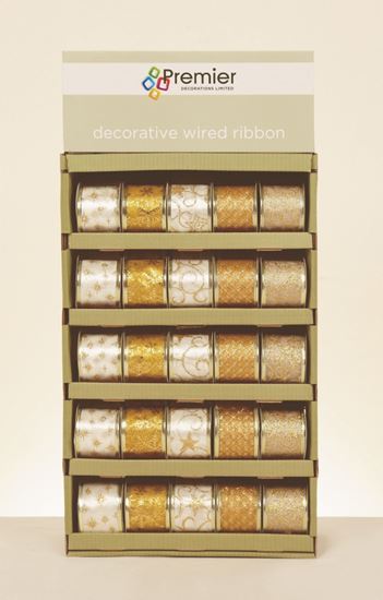 Premier-Ivory-Gold-Merry-Christmas-Ribbon-Collection