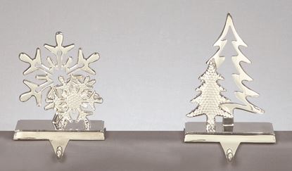 Premier-Stocking-Hanger-2-Assorted-Double-Tree-Snowflake