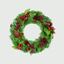 Premier-Natural-Red-Berry-Wreath-With-Pine-Cones