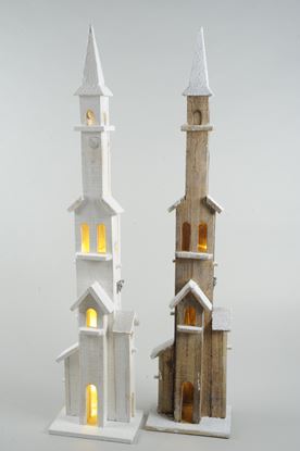 Kaemingk-LED-Wooden-Church-Warm-White
