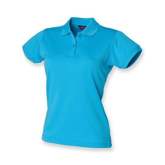 Prestige-Ladies-Henbury-Polo-Turquoise