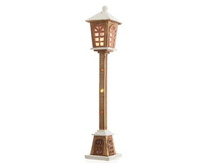 Kaemingk-LED-Wooden-Lamp-Post-With-Timer
