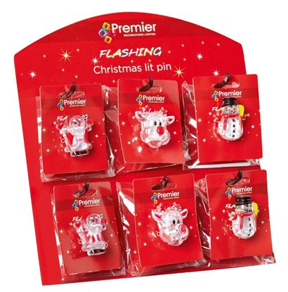 Premier-Light-Up-Xmas-Pins