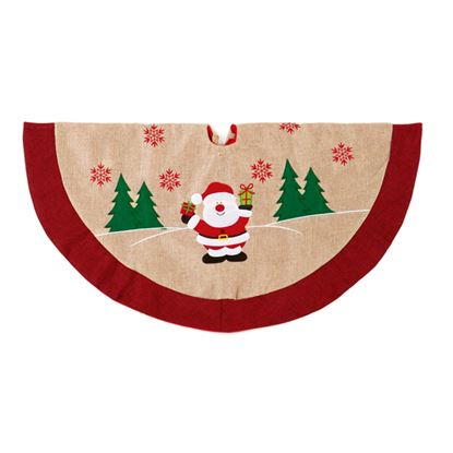 Premier-Jute-Tree-Skirt-With-Santa