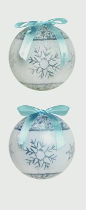 Premier-Shiny-Slvr-Snowflakedecoupage-Balls