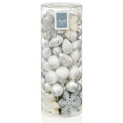 Premier-Silver--White-Mix-Decoration-Pack