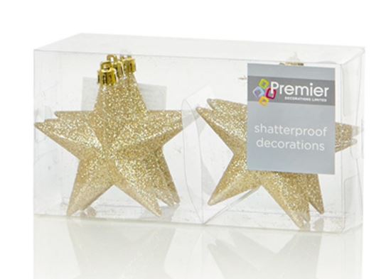 Premier-100mm-Glitter-Stars-Pack-6