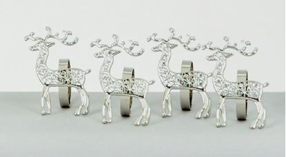 Premier-Silver-Reindeer-Napkin-Rings