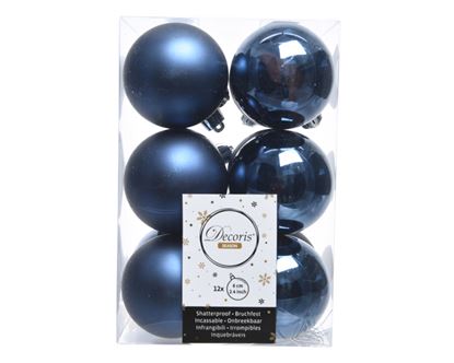 Kaemingk-Shatterproof-Baubles-Pack-12