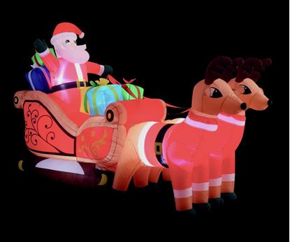 Premier-Inflatable-Santa-In-Sleigh
