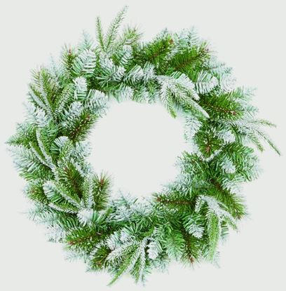 Premier-Fairmont-Fir-Wreath-Silver-Glitter